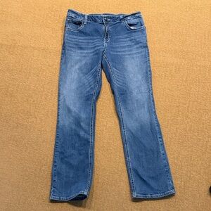 Janie EZ Classic Blue Straight Leg Women's Jeans